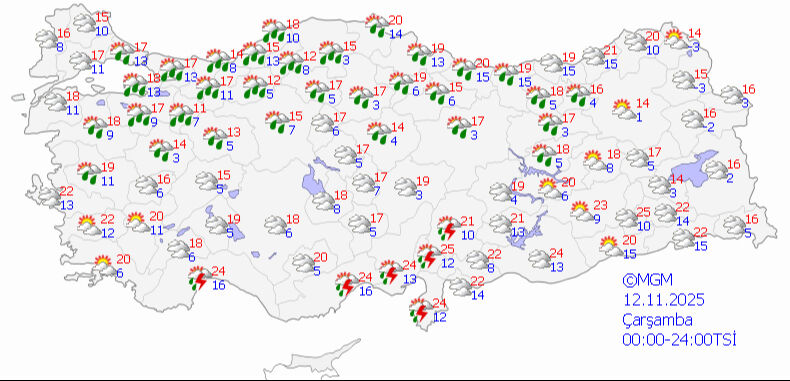 Meteoroloji'den kritik uyarı: 20’den fazla ilde gök gürültülü sağanak - 2. Resim