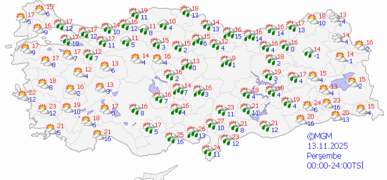 Sıcaklıklar düşüyor, yağış geliyor! İşte Meteoroloji'den il il son tahminler - 4. Resim