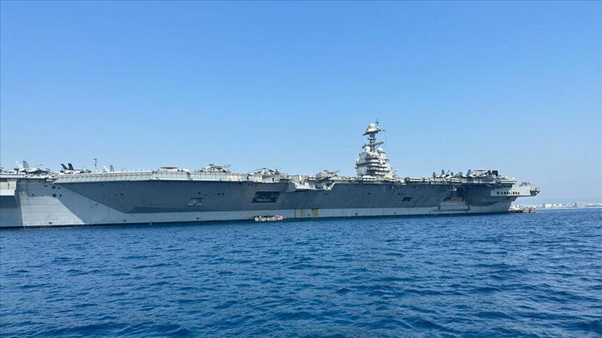 Uçak gemisi Gerald R. Ford bölgeye ulaştı! ABD'den Karayipler'e askeri takviye - 2. Resim