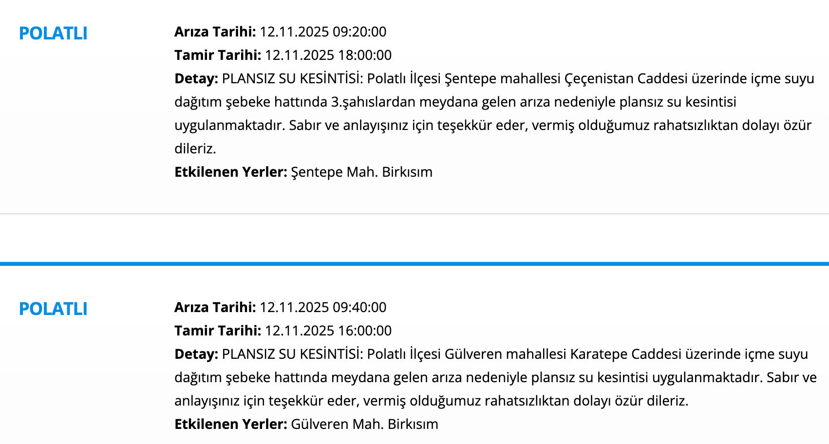 12 Kasım ASKi su kesintisi: Bugün Ankara'da ne zaman, saat kaçta sular gelecek? 12 Kasım ASKi su kesintisi: Bugün Ankara'da ne zaman, saat kaçta sular gelecek? - 3. Resim