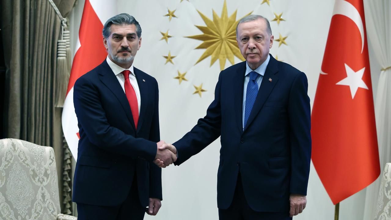  - Erdoğan, Gürcistanlı mevkidaşı Kavelashvili ile görüştü