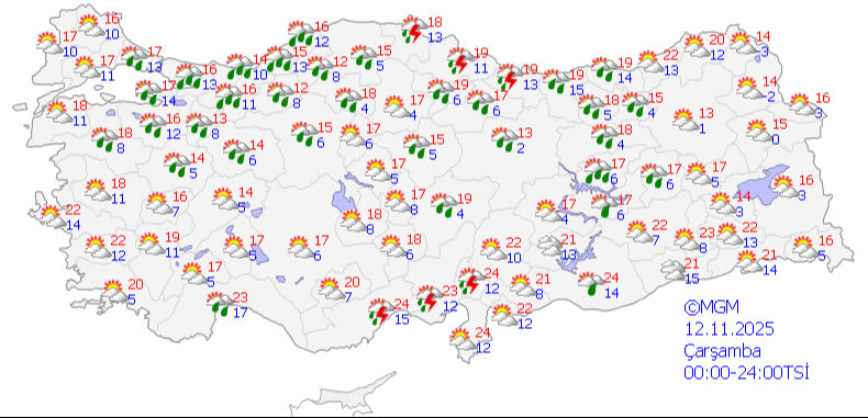 Lapa lapa kar geliyor! Meteoroloji gün verdi, il il uyardı Lapa lapa kar geliyor! Meteoroloji gün verdi, il il uyardı - 1. Resim