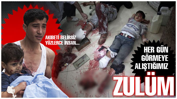 Dünya bu acıları görmüyor! Dünya bu acıları görmüyor!