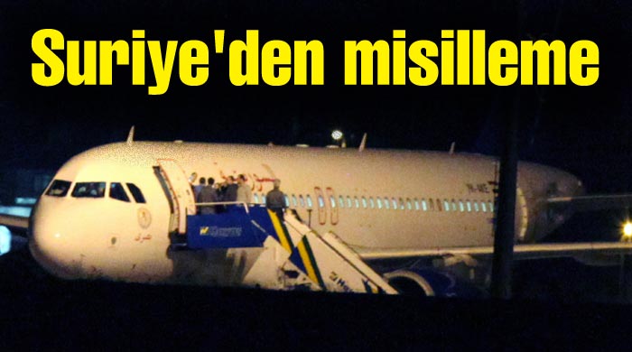 Suriye'den Türk uçaklarına yasak Suriye'den Türk uçaklarına yasak