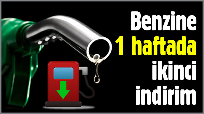 Benzine 1 haftada ikinci indirim! Benzine 1 haftada ikinci indirim!