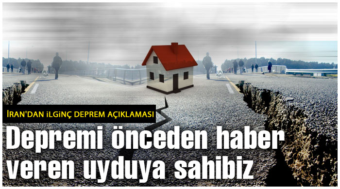 &quot;Depremi önceden haber veren uyduya sahibiz&quot;
