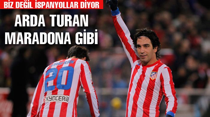 Arda gol attı, basın "Maradona"ya benzetti Arda gol attı, basın "Maradona"ya benzetti