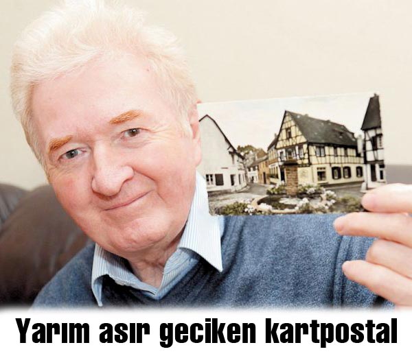 Kartpostal, alıcısına 49 sene sonra ulaştı Kartpostal, alıcısına 49 sene sonra ulaştı