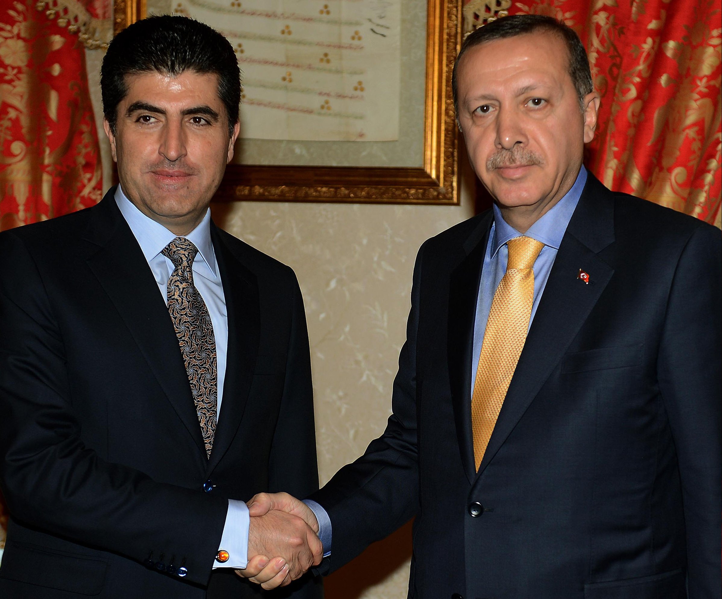 Erdoğan, IKBY Başbakanı Barzani'yi kabul etti Erdoğan, IKBY Başbakanı Barzani'yi kabul etti