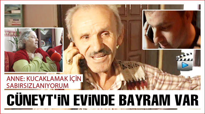 Cüneyt Ünal&#039;ın evinde bayram var