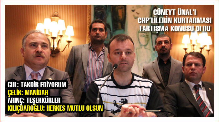 Cüneyt&#039;in kurtarılmasına farklı tepkiler