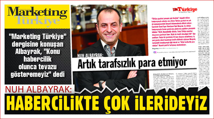 Habercilikte tevazu gösteremeyiz!