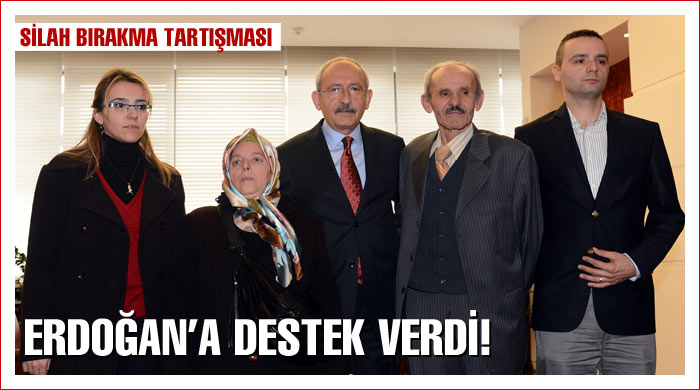 Kılıçdaroğlu'ndan Erdoğan'a destek Kılıçdaroğlu'ndan Erdoğan'a destek