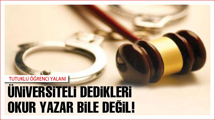 Üniversiteli dedikleri okur yazar bile değil! Üniversiteli dedikleri okur yazar bile değil!