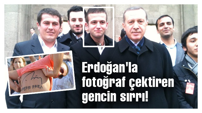 Erdoğan'la fotoğraf çektiren adamın sırrı Erdoğan'la fotoğraf çektiren adamın sırrı