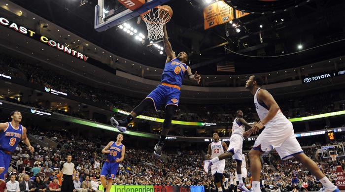 Knicks, 76ers karşısında yine güldü: 110-88