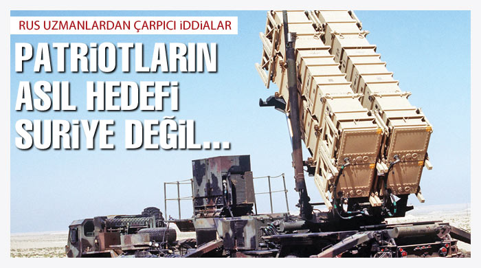 Patriot füzelerinin hedefi İran! Patriot füzelerinin hedefi İran!