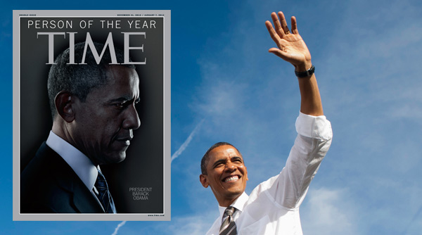 Time dergisi Obama'yı yılın kişisi seçti Time dergisi Obama'yı yılın kişisi seçti