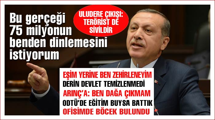 Erdoğan: Derin devlet temizlendi diyemem Erdoğan: Derin devlet temizlendi diyemem