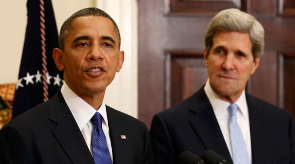 Obama, Kerry'i Dışişleri Bakanlığına aday gösterdi Obama, Kerry'i Dışişleri Bakanlığına aday gösterdi