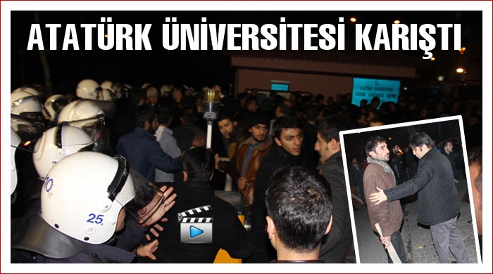 Atatürk Üniversitesi'nde öğrenci kavgası