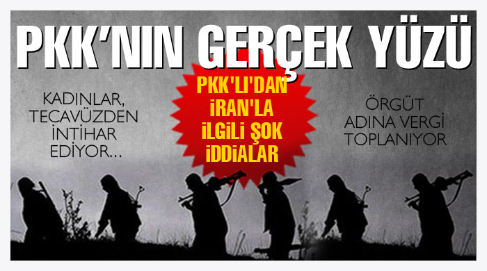PKK'lı'dan İran'la ilgili şok iddialar
