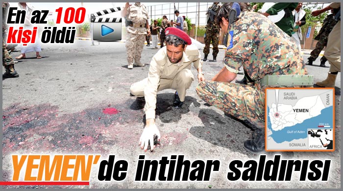 Yemen&#039;de intihar saldırısı: 100 ölü