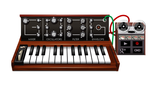 Google&#039;dan elektronik doodle