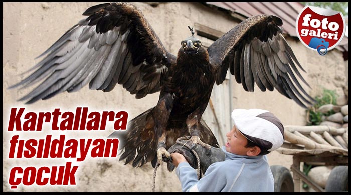 O bir kartal terbiyecisi O bir kartal terbiyecisi