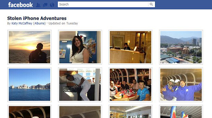Hırsızın fotoğraflarını, Facebook&#039;ta albüm yaptı