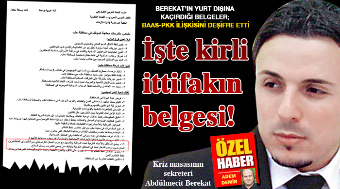 İşte kirli ittifakın belgesi! İşte kirli ittifakın belgesi!