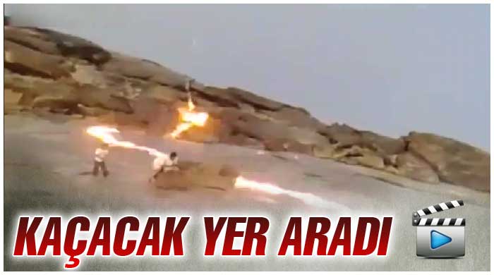 Yıldırım teğet geçti Yıldırım teğet geçti