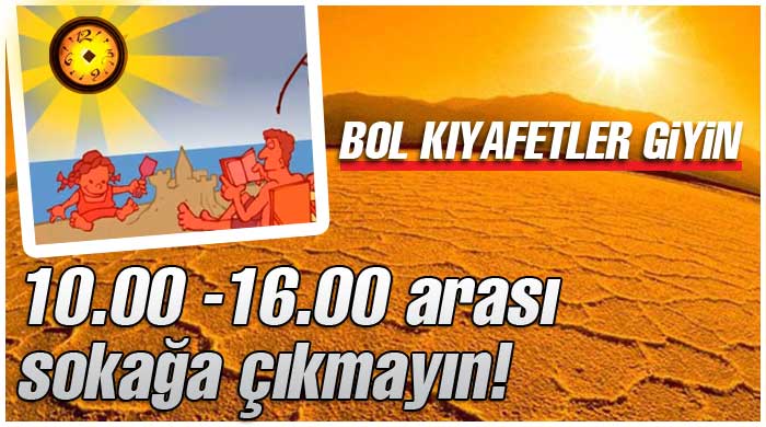 10.00 -16.00 arası sokağa çıkmayın! 10.00 -16.00 arası sokağa çıkmayın!