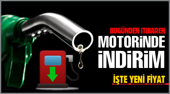 Motorine indirim geldi Motorine indirim geldi
