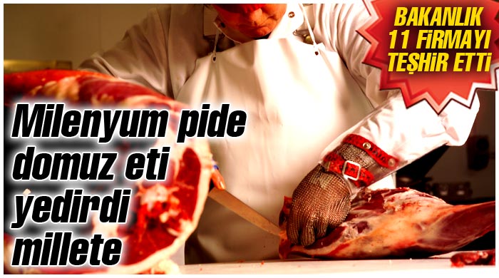 Domuz eti yediren firma ilan edildi Domuz eti yediren firma ilan edildi