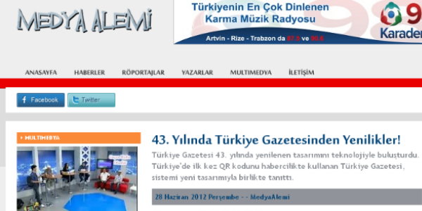 43. yılında Türkiye gazetesinden yenilikler 43. yılında Türkiye gazetesinden yenilikler