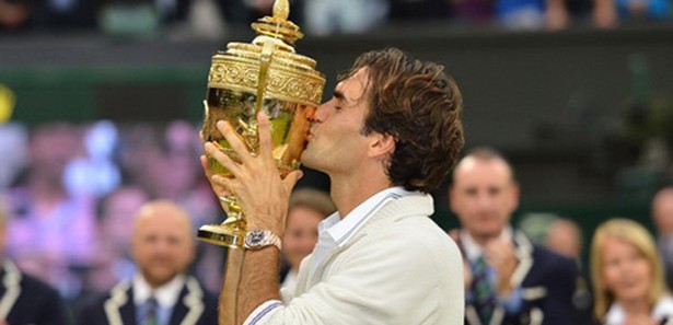 Federer'den tarihi zafer! Federer'den tarihi zafer!