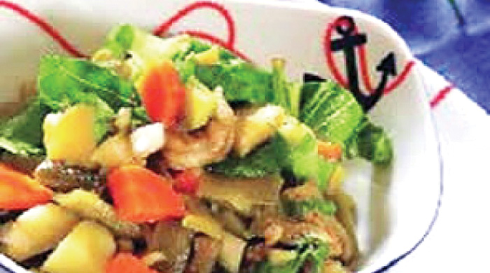 Günün yemeği:  Fırında sebze