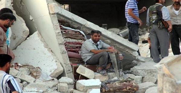 Esad'dan Azez'e hava bombardımanı Esad'dan Azez'e hava bombardımanı