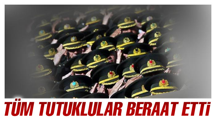 Askeri casuslukta tüm tutuklular beraat etti