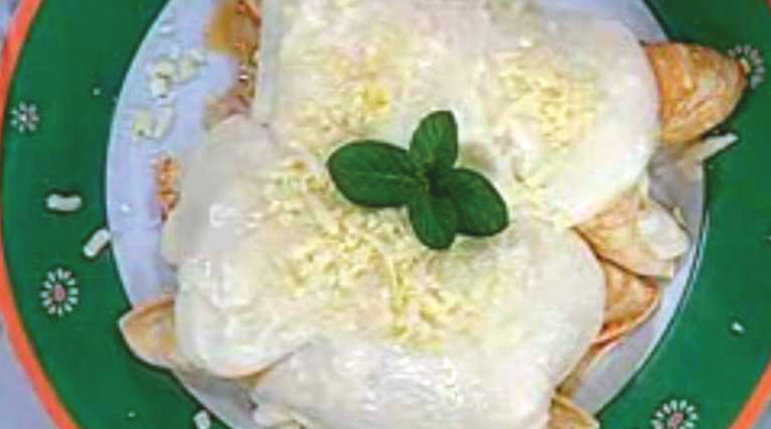 Günün yemeği: Tavuklu Krep