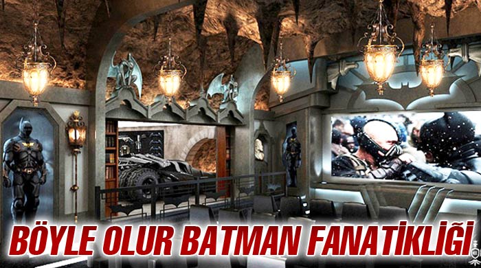 Böyle olur Batman fanatiği! Böyle olur Batman fanatiği!
