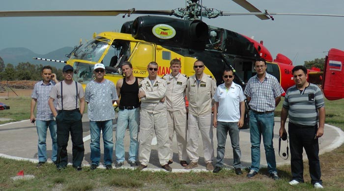 Fethiye'de yangın helikopteri düştü Fethiye'de yangın helikopteri düştü