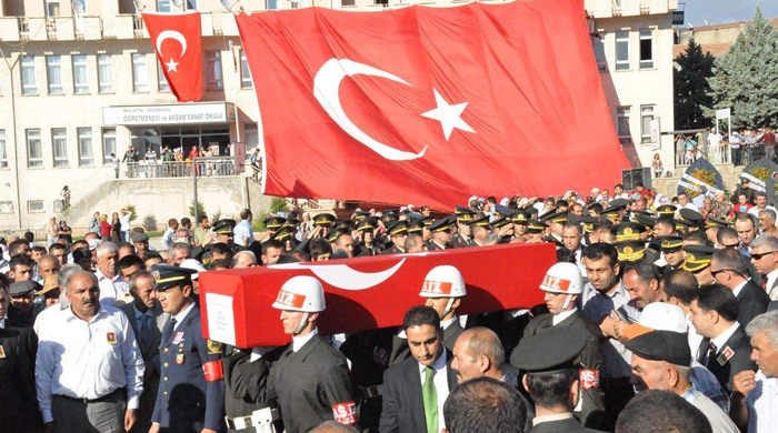Malatya şehidini uğurladı