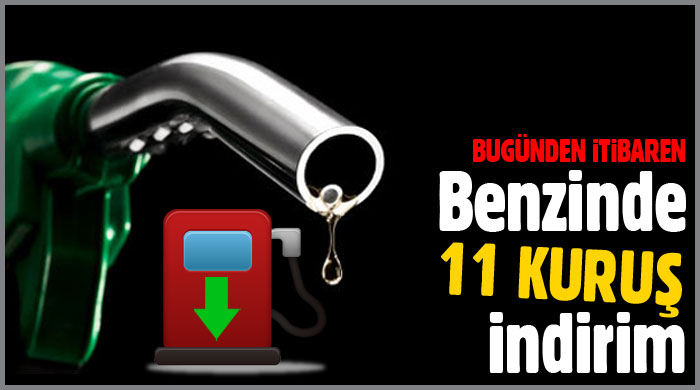 Benzinde 10-11 kuruş indirim Benzinde 10-11 kuruş indirim