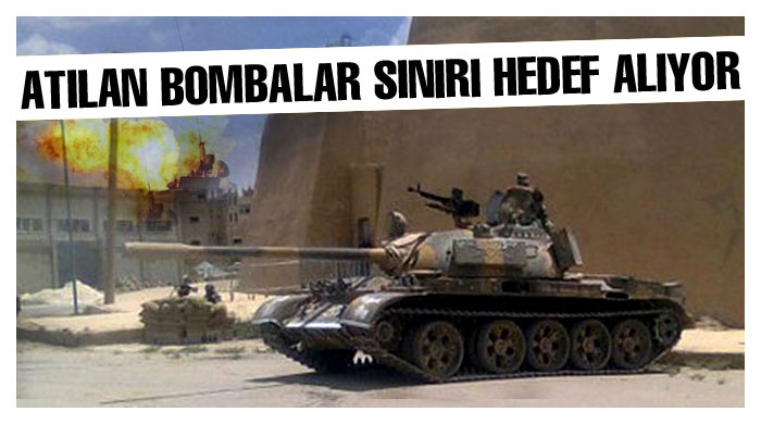 Tanklar Türkiye sınırına yakın bölgeleri bombaladı