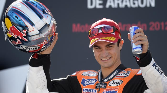 Moto GP&#039;de Aragon Grand Prix&#039;si Pedrosa&#039;nın 