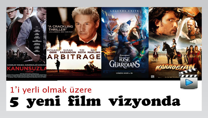 Bu hafta 5 yeni film vizyona giriyor Bu hafta 5 yeni film vizyona giriyor