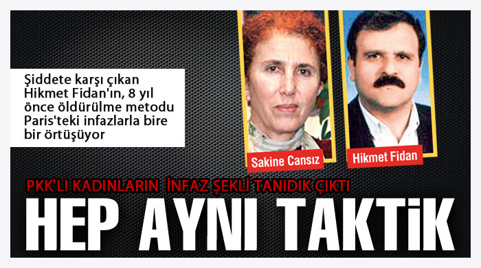 Hep aynı taktik Hep aynı taktik