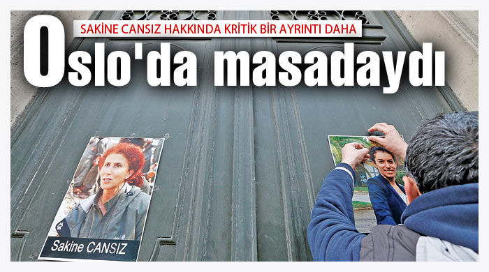 Sakine Cansız, Oslo&#039;da masadaydı